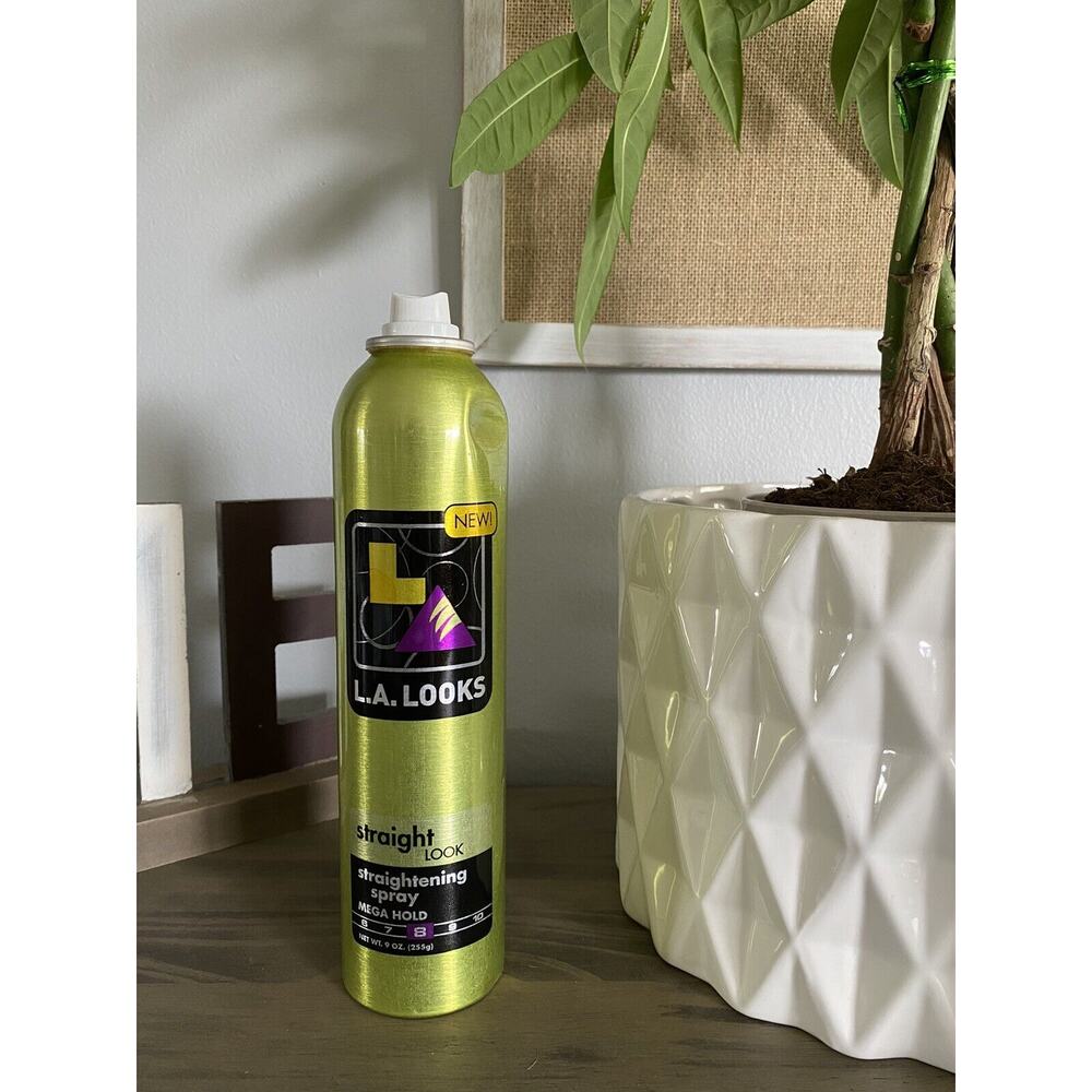 LA LOOKS HAIR SPRAY VINTAGE - Straightening Spray Mega Hold 9oz Aerosol Can